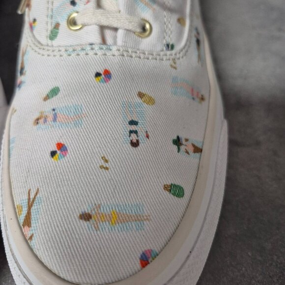 9.5 Anthropologie Keds x Rifle Paper Company Sun Girls Sneakers - Picture 4 of 11